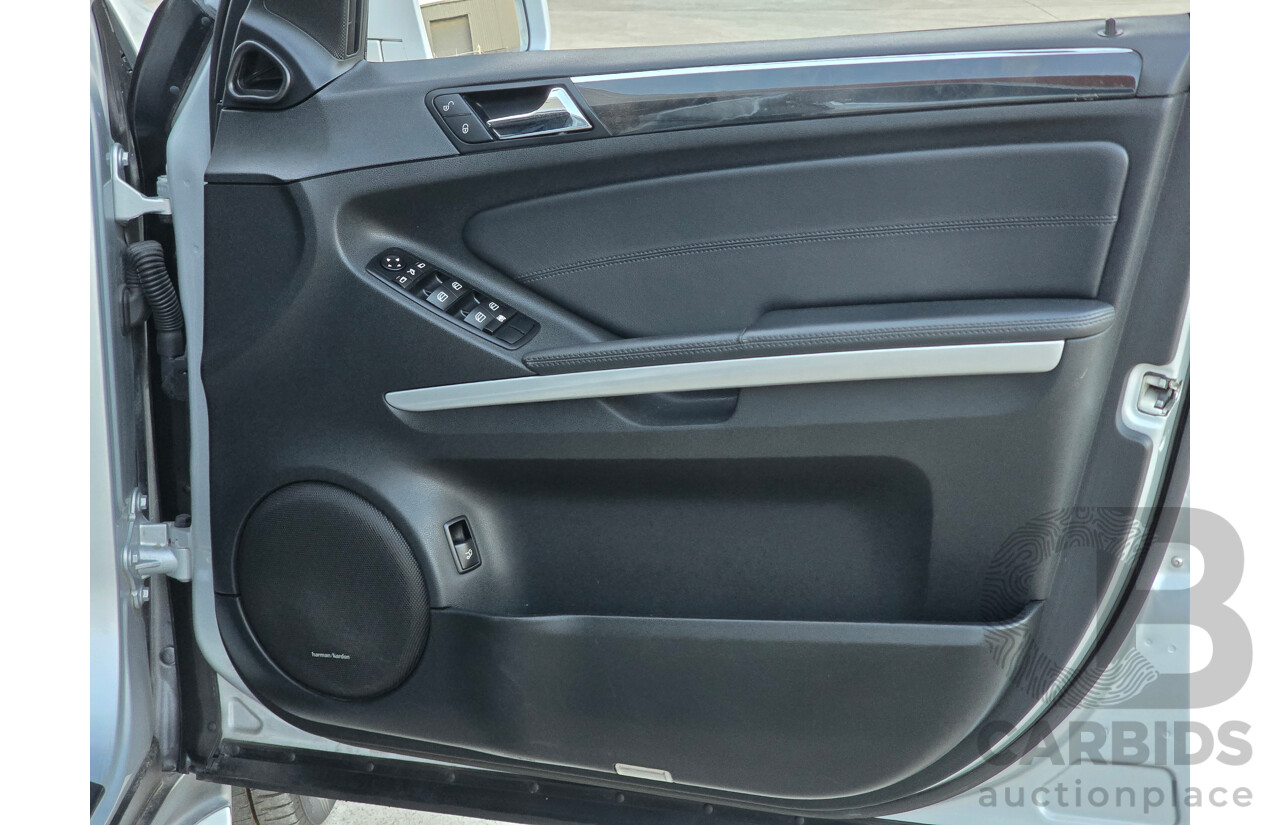 03/2011 Mercedes Benz ML350 CDI AMG Sports (4x4) 164 MY11 4d Wagon Iridium Silver Metallic Turbo Diesel V6 3.0L