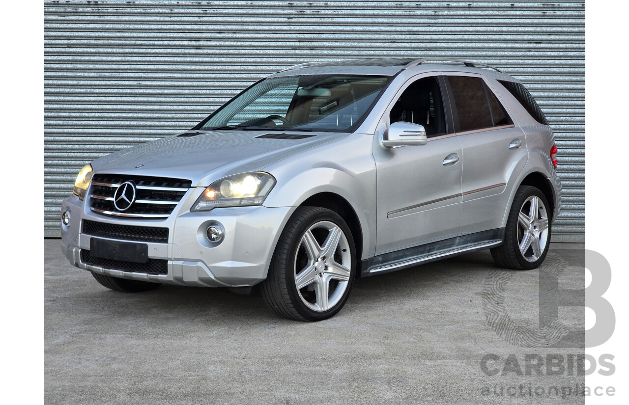 03/2011 Mercedes Benz ML350 CDI AMG Sports (4x4) 164 MY11 4d Wagon Iridium Silver Metallic Turbo Diesel V6 3.0L