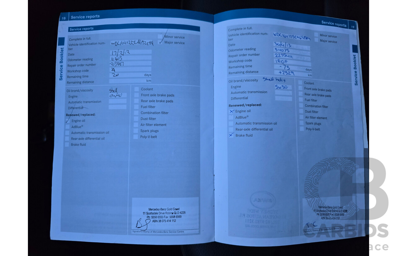 03/2011 Mercedes Benz ML350 CDI AMG Sports (4x4) 164 MY11 4d Wagon Iridium Silver Metallic Turbo Diesel V6 3.0L