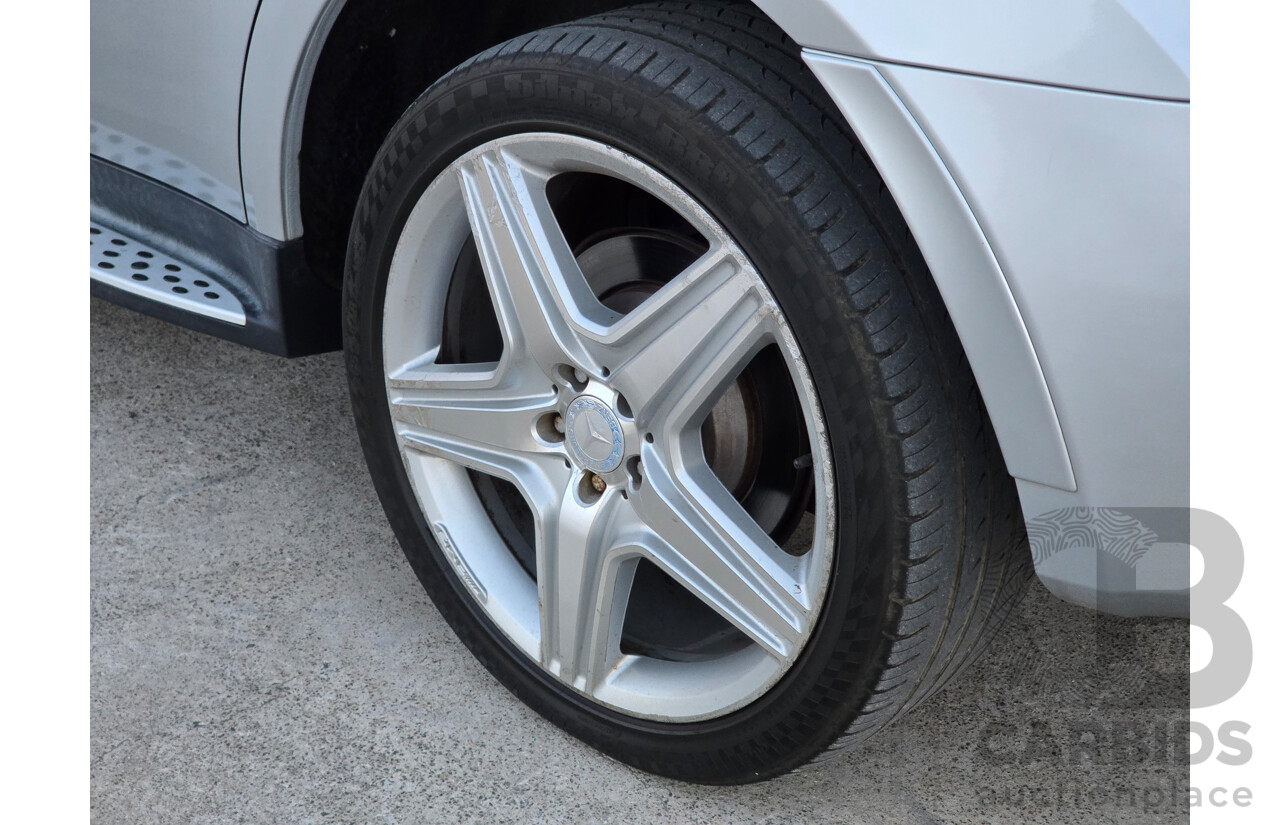 03/2011 Mercedes Benz ML350 CDI AMG Sports (4x4) 164 MY11 4d Wagon Iridium Silver Metallic Turbo Diesel V6 3.0L