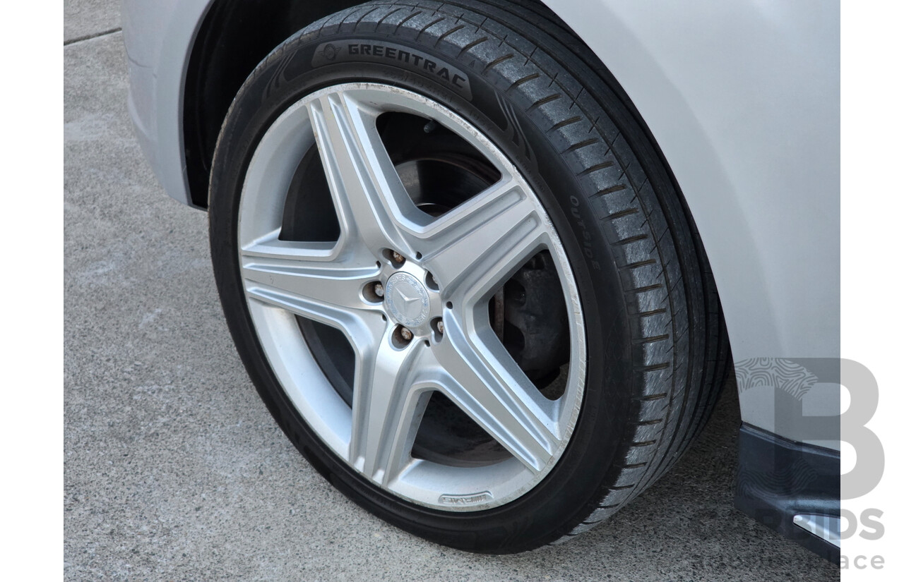 03/2011 Mercedes Benz ML350 CDI AMG Sports (4x4) 164 MY11 4d Wagon Iridium Silver Metallic Turbo Diesel V6 3.0L