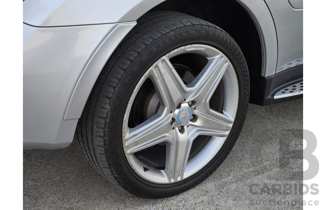03/2011 Mercedes Benz ML350 CDI AMG Sports (4x4) 164 MY11 4d Wagon Iridium Silver Metallic Turbo Diesel V6 3.0L