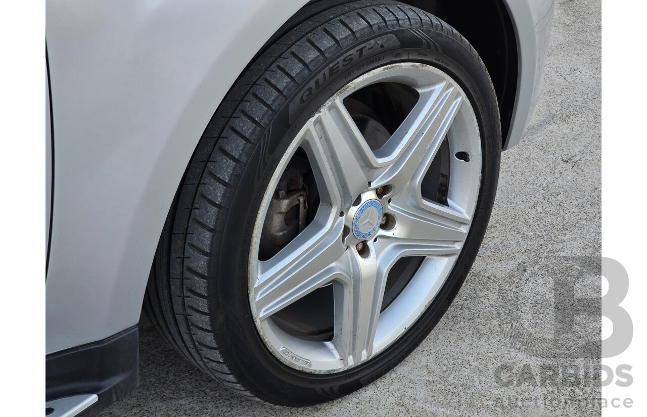 03/2011 Mercedes Benz ML350 CDI AMG Sports (4x4) 164 MY11 4d Wagon Iridium Silver Metallic Turbo Diesel V6 3.0L