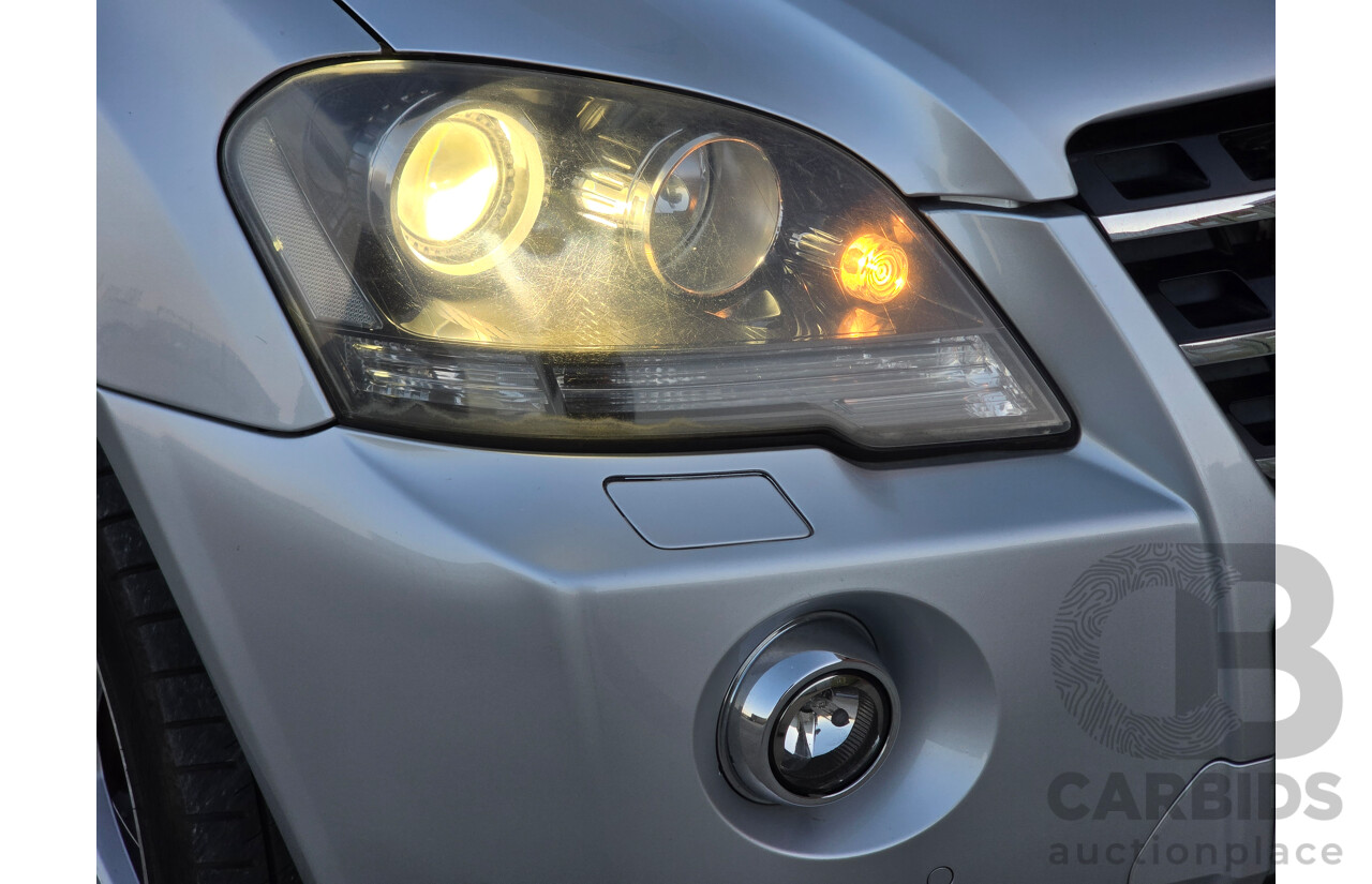 03/2011 Mercedes Benz ML350 CDI AMG Sports (4x4) 164 MY11 4d Wagon Iridium Silver Metallic Turbo Diesel V6 3.0L