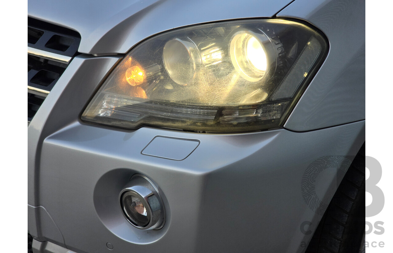 03/2011 Mercedes Benz ML350 CDI AMG Sports (4x4) 164 MY11 4d Wagon Iridium Silver Metallic Turbo Diesel V6 3.0L