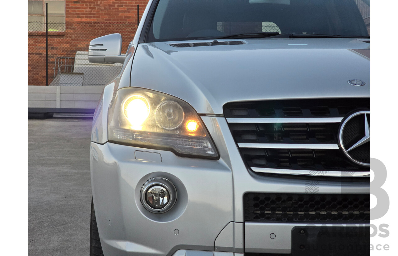 03/2011 Mercedes Benz ML350 CDI AMG Sports (4x4) 164 MY11 4d Wagon Iridium Silver Metallic Turbo Diesel V6 3.0L