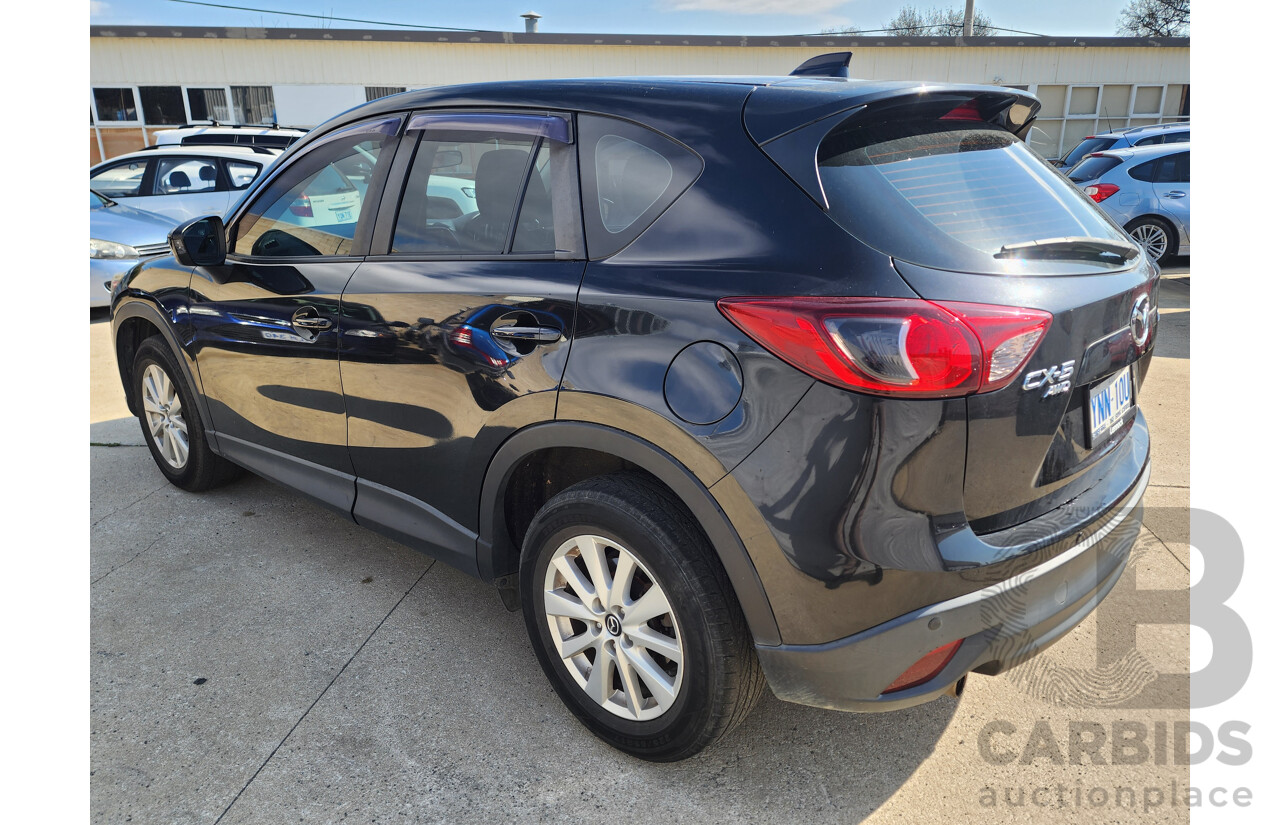 11/2012 Mazda Cx-5 MAXX Sport (4x4)  4d Wagon Black 2.2L