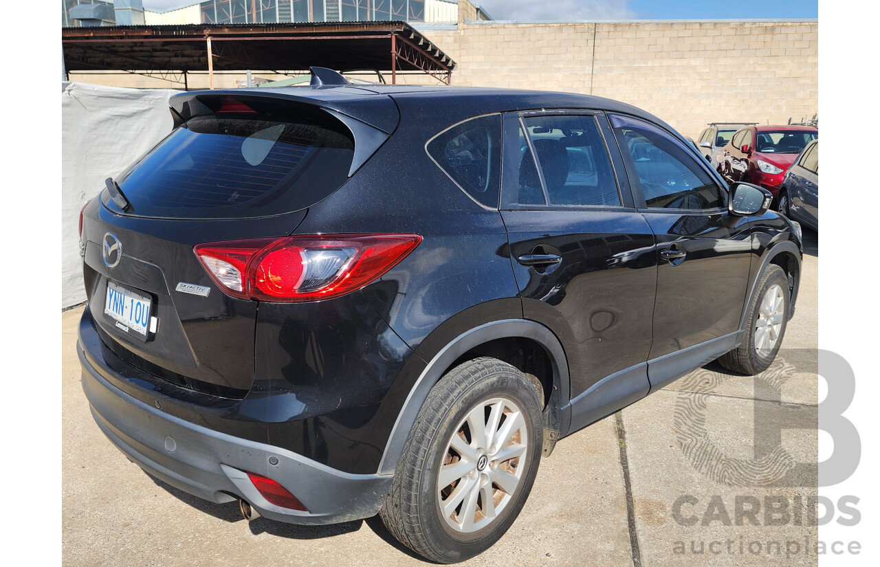 11/2012 Mazda Cx-5 MAXX Sport (4x4)  4d Wagon Black 2.2L