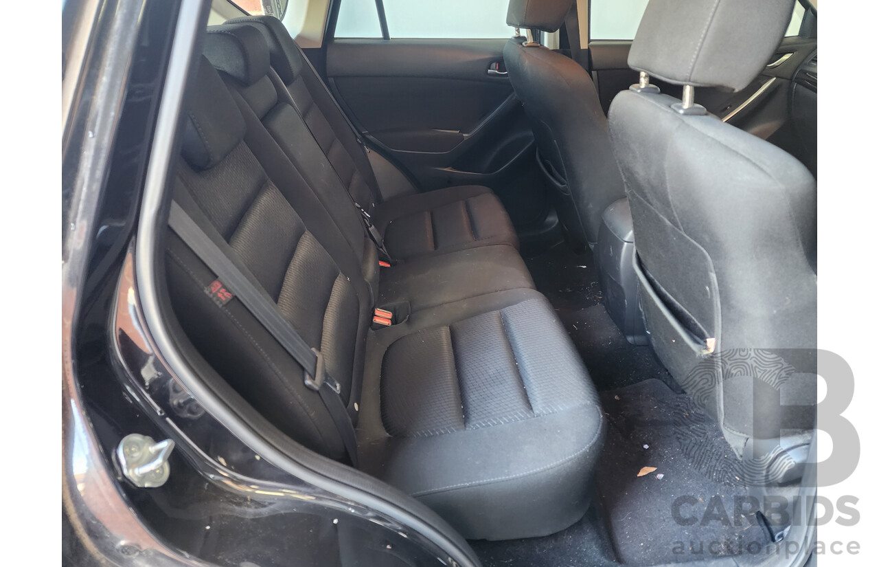 11/2012 Mazda Cx-5 MAXX Sport (4x4)  4d Wagon Black 2.2L