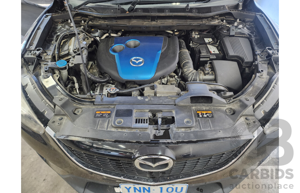 11/2012 Mazda Cx-5 MAXX Sport (4x4)  4d Wagon Black 2.2L