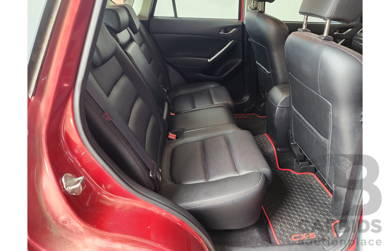 9/2016 Mazda Cx-5 GT (4x4) MY15 4d Wagon Red 2.2L