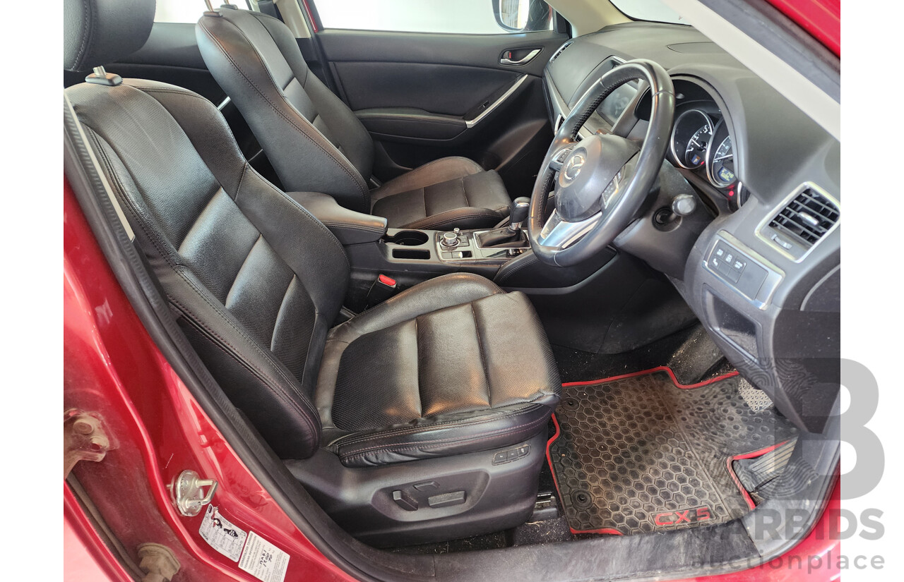 9/2016 Mazda Cx-5 GT (4x4) MY15 4d Wagon Red 2.2L
