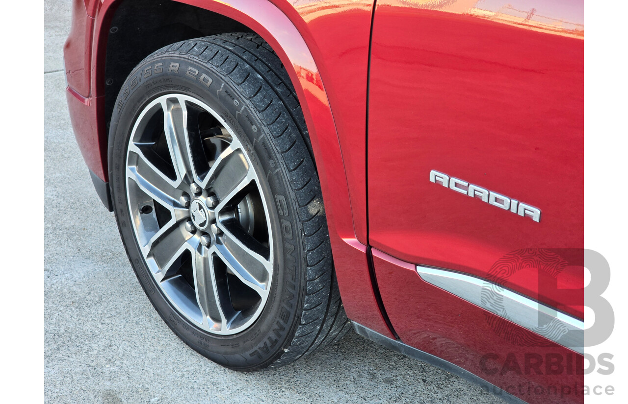 10/2018 Holden Acadia LTZ-V (AWD) MY19 AC 4d Wagon Glory Red V6 3.6L - 7 Seater