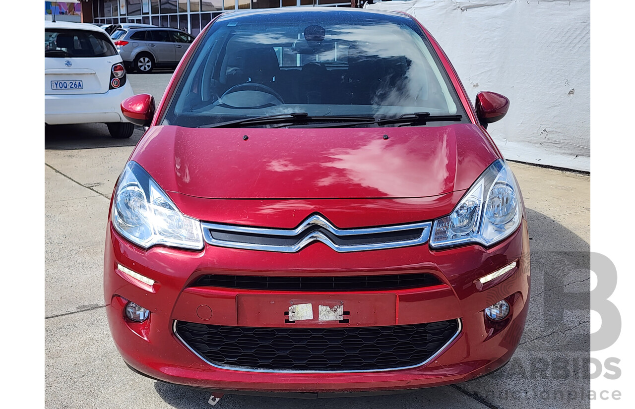 1/2014 Citroen C3 Exclusive 1.6 A5 MY14 5d Hatchback Red 1.6L
