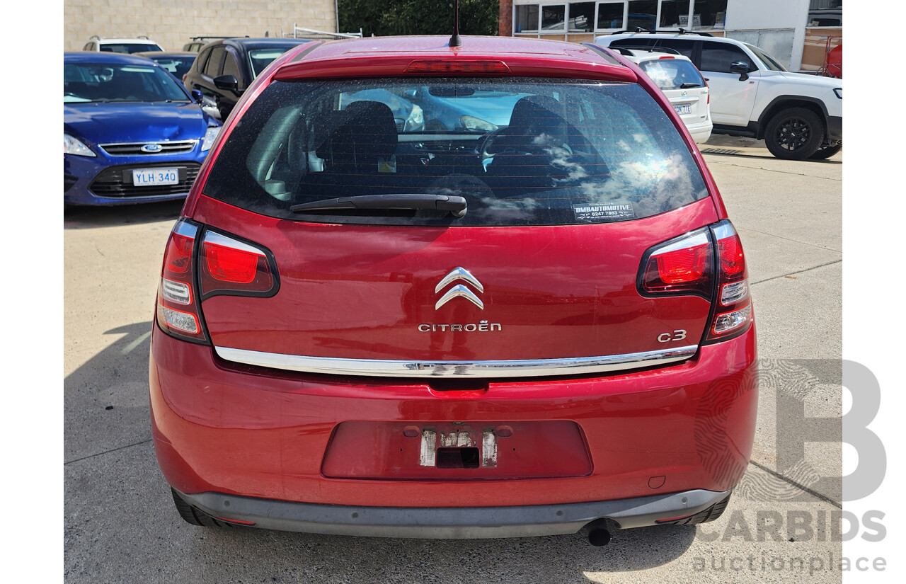 1/2014 Citroen C3 Exclusive 1.6 A5 MY14 5d Hatchback Red 1.6L