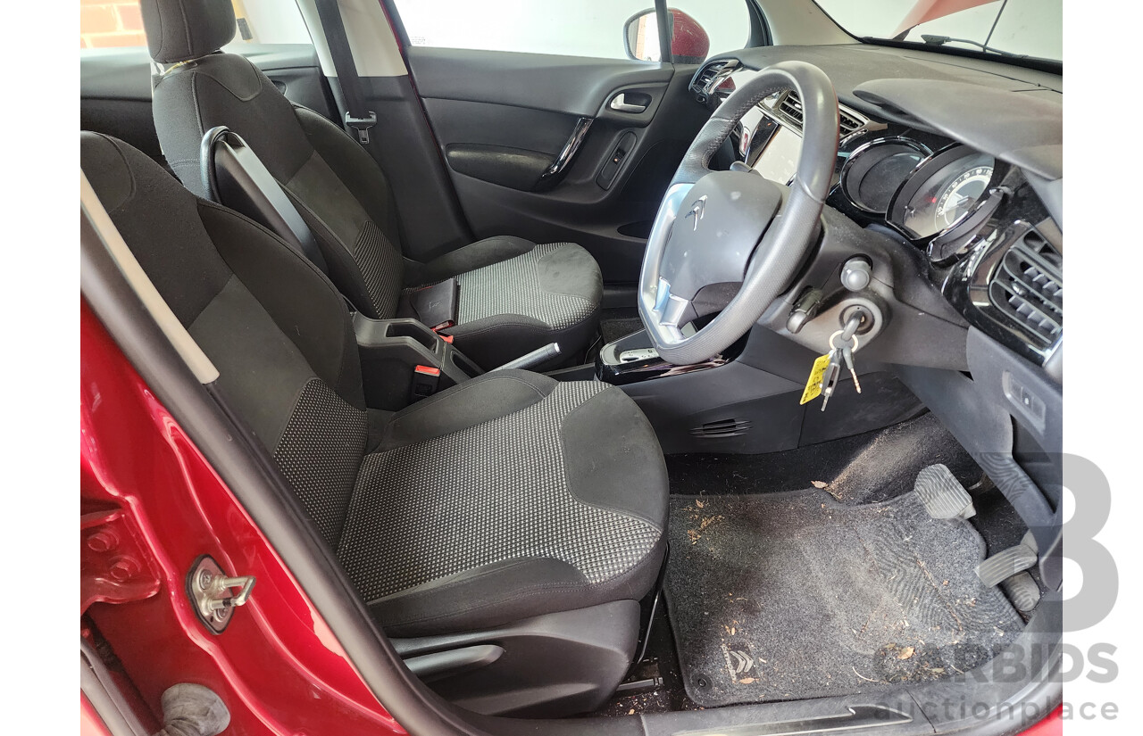 1/2014 Citroen C3 Exclusive 1.6 A5 MY14 5d Hatchback Red 1.6L