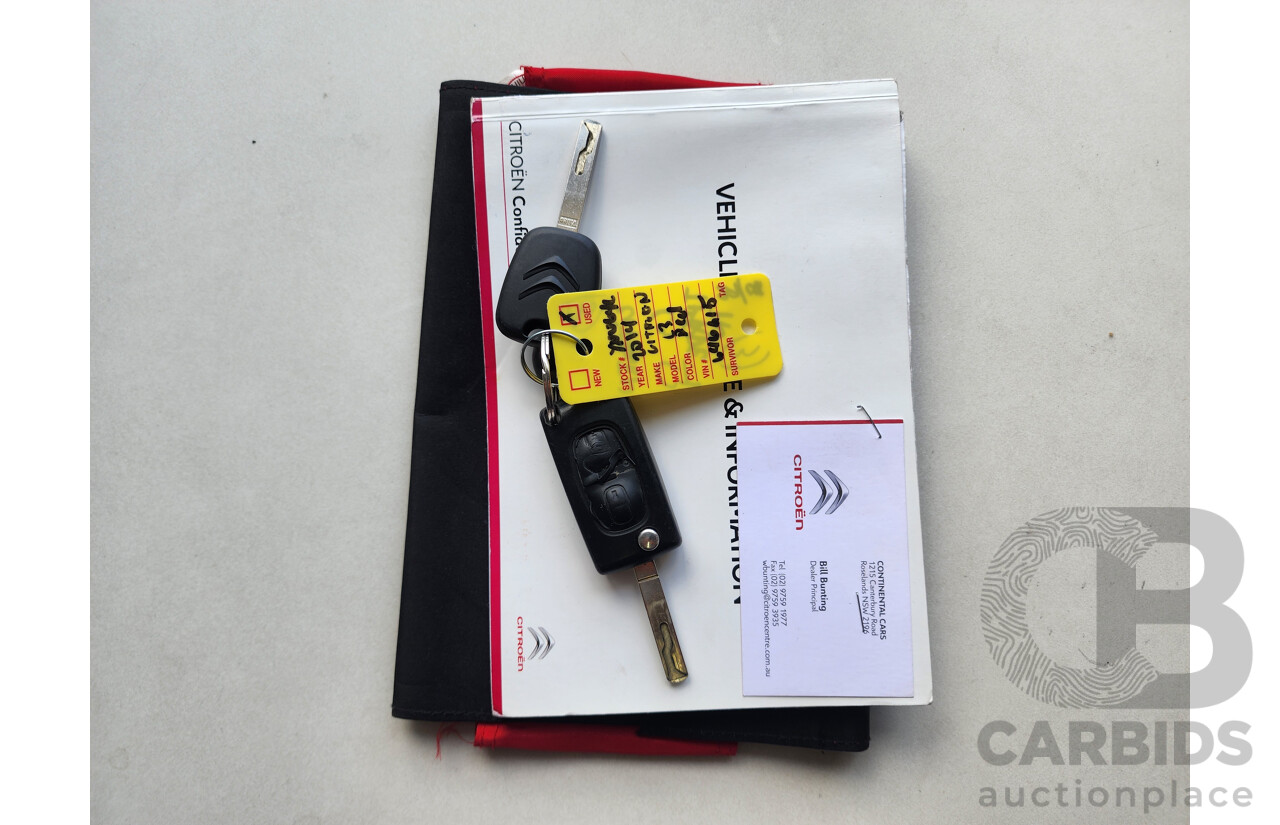 1/2014 Citroen C3 Exclusive 1.6 A5 MY14 5d Hatchback Red 1.6L