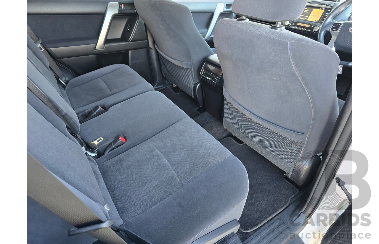 6/2016 Toyota Landcruiser Prado GXL (4x4) GDJ150R MY16 4d Wagon Glacier White Turbo Diesel 2.8L - 7 Seater