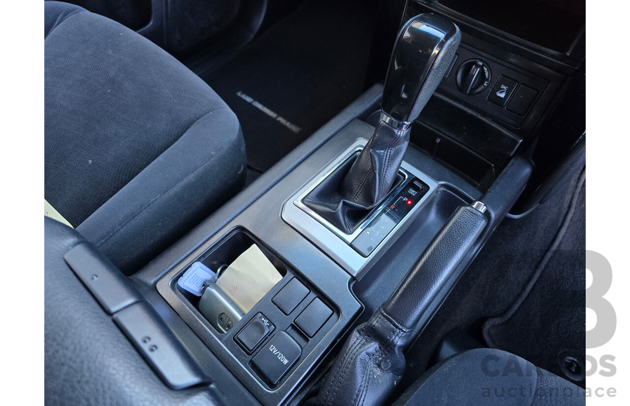 6/2016 Toyota Landcruiser Prado GXL (4x4) GDJ150R MY16 4d Wagon Glacier White Turbo Diesel 2.8L - 7 Seater