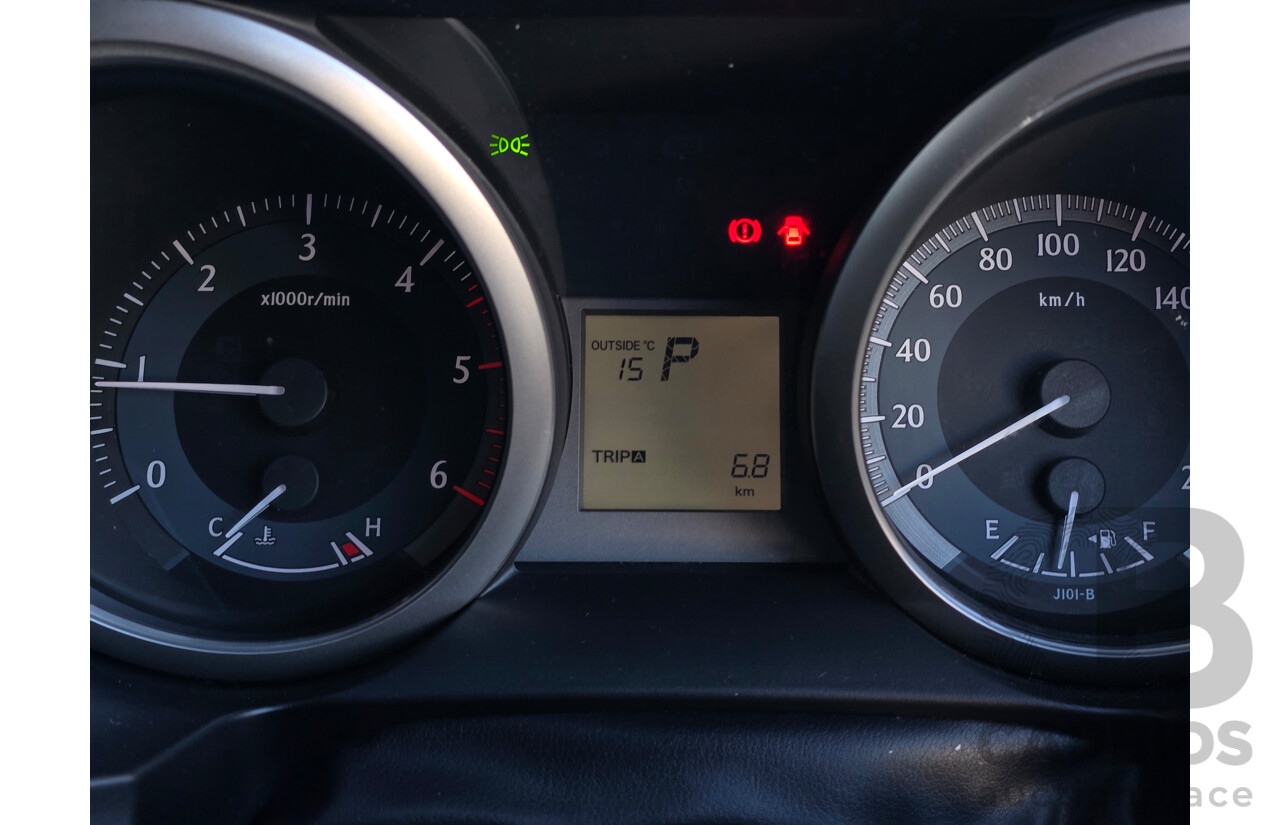 6/2016 Toyota Landcruiser Prado GXL (4x4) GDJ150R MY16 4d Wagon Glacier White Turbo Diesel 2.8L - 7 Seater