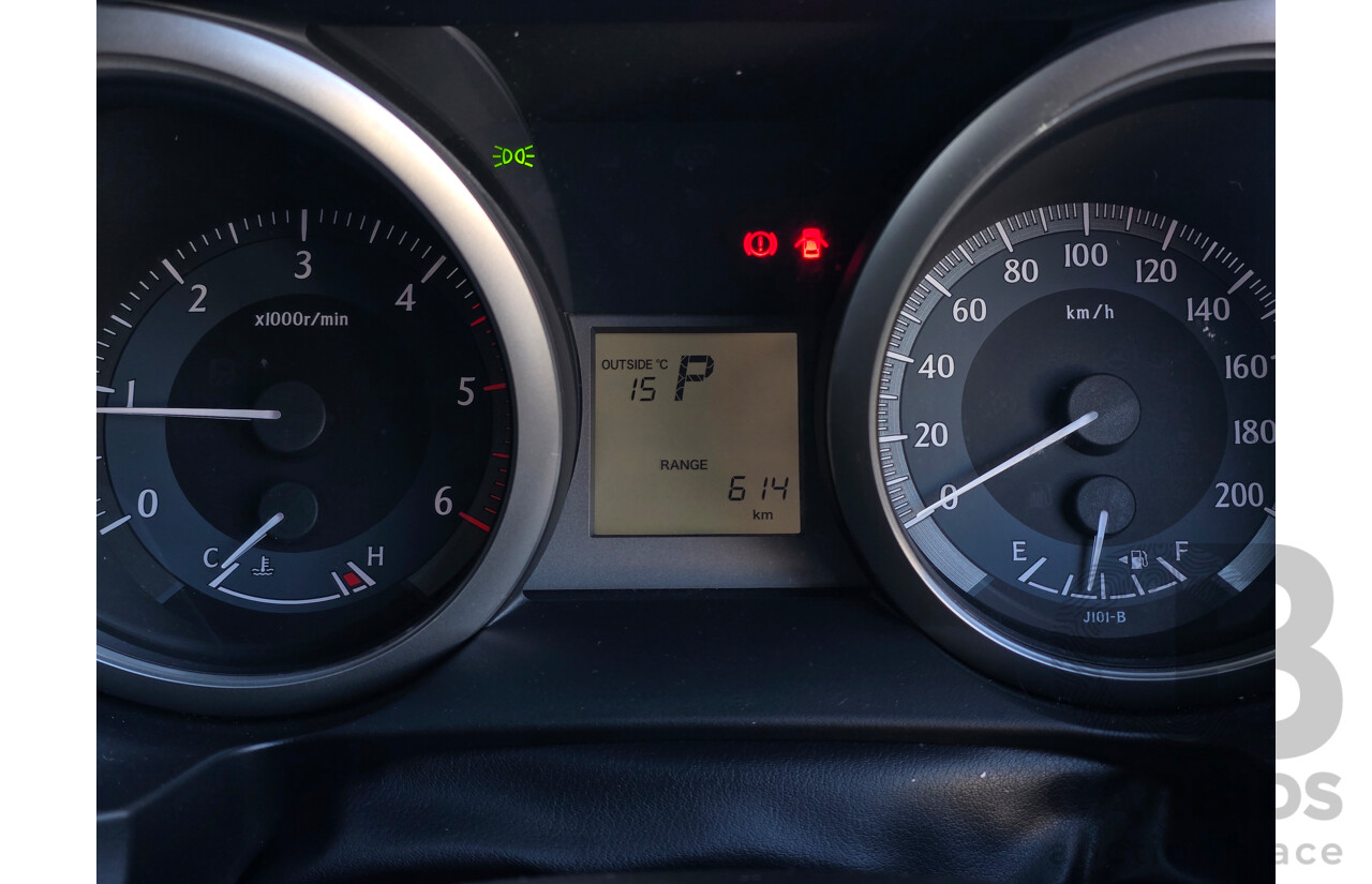 6/2016 Toyota Landcruiser Prado GXL (4x4) GDJ150R MY16 4d Wagon Glacier White Turbo Diesel 2.8L - 7 Seater