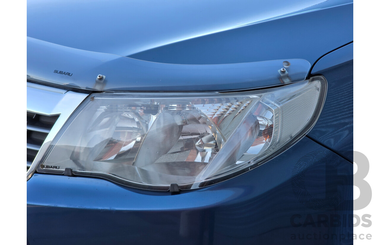 8/2010 Subaru Forester XS (AWD) MY10 4d Wagon Newport Blue Pearl 2.5L