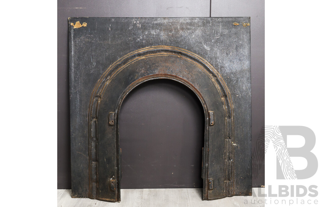 Victorian Cast Iron Fire Place Insert