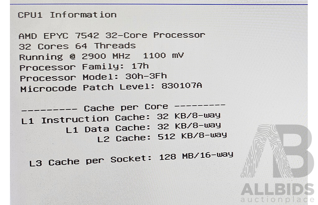 Homelab AMD EPYC (7542) 2.90GHz-3.40GHz 32-Core CPU Server W/ 512GB DDR4
