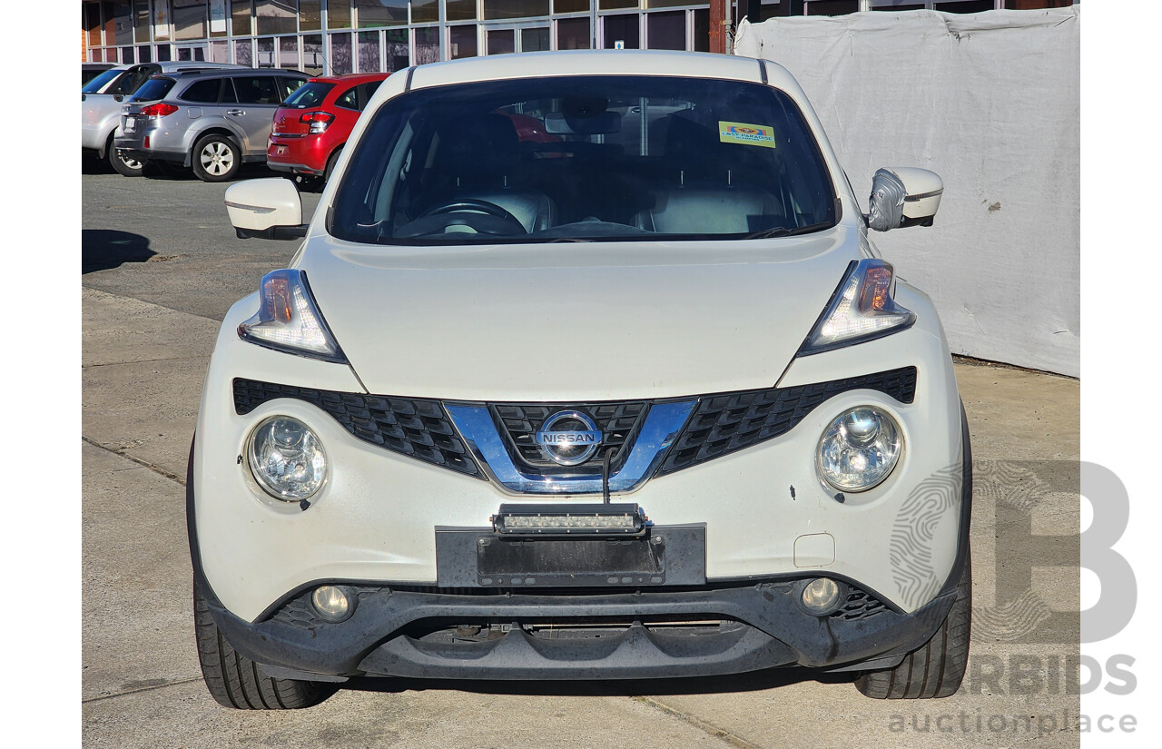 3/2015 Nissan Juke Ti-S (awd) F15 SERIES 2 4d Wagon White 1.6L