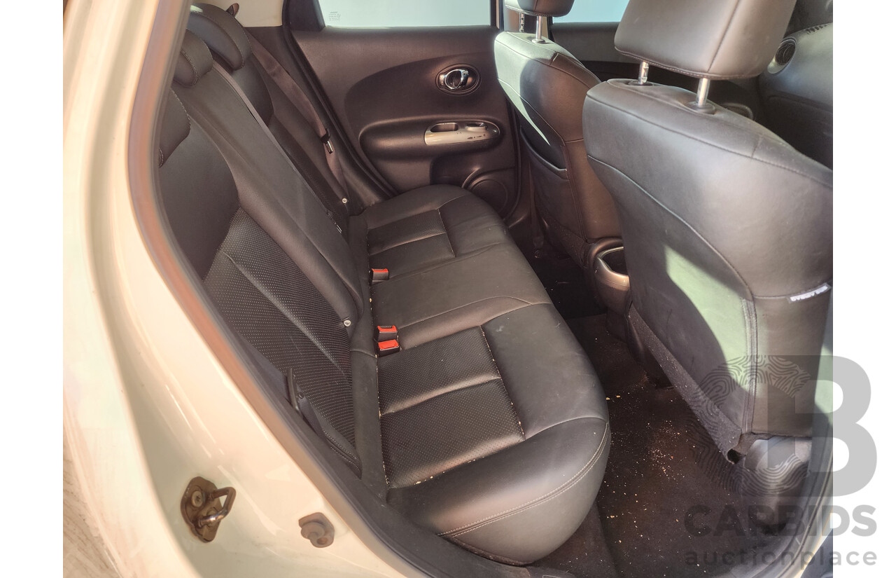 3/2015 Nissan Juke Ti-S (awd) F15 SERIES 2 4d Wagon White 1.6L