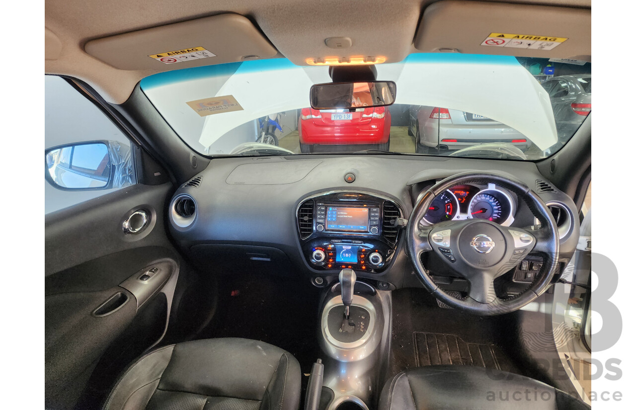 3/2015 Nissan Juke Ti-S (awd) F15 SERIES 2 4d Wagon White 1.6L