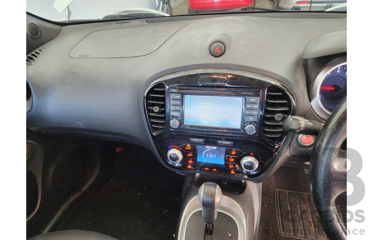 3/2015 Nissan Juke Ti-S (awd) F15 SERIES 2 4d Wagon White 1.6L