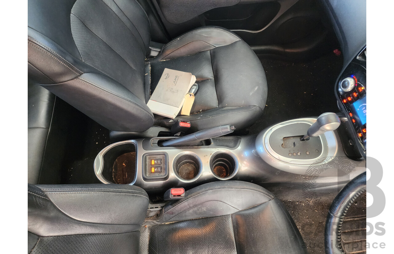 3/2015 Nissan Juke Ti-S (awd) F15 SERIES 2 4d Wagon White 1.6L