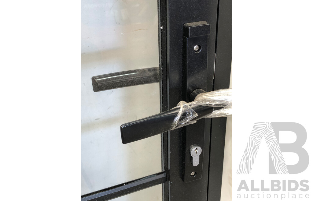 Trend Aluminium and Glass Entry Door with Timber Frame