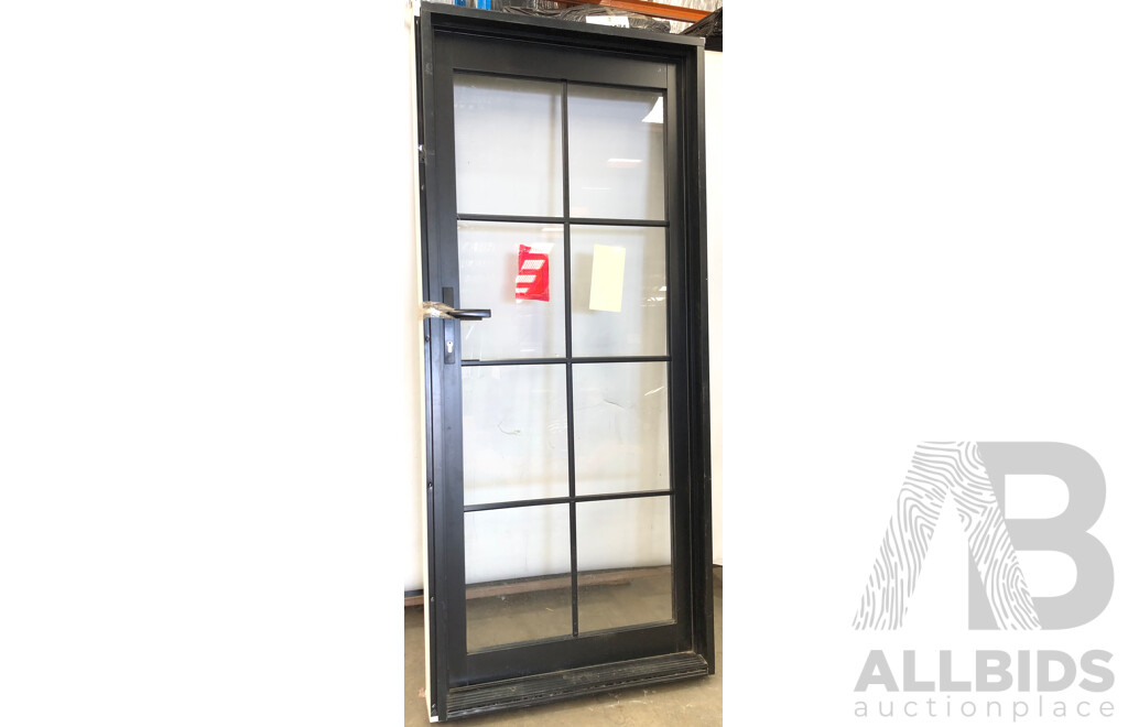 Trend Aluminium and Glass Entry Door with Timber Frame