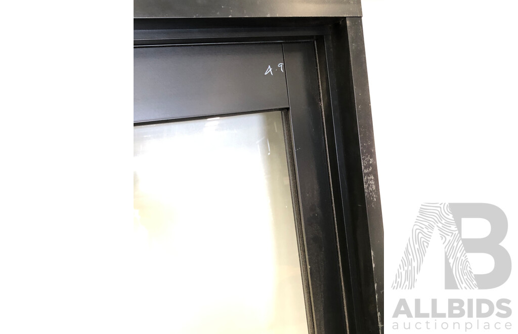 Trend Aluminium and Glass Entry Door with Timber Frame