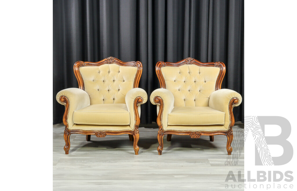 Reproduction French Style Upholstered Parlour Suite