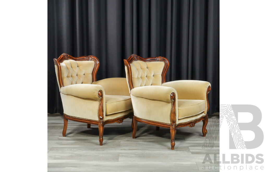 Reproduction French Style Upholstered Parlour Suite