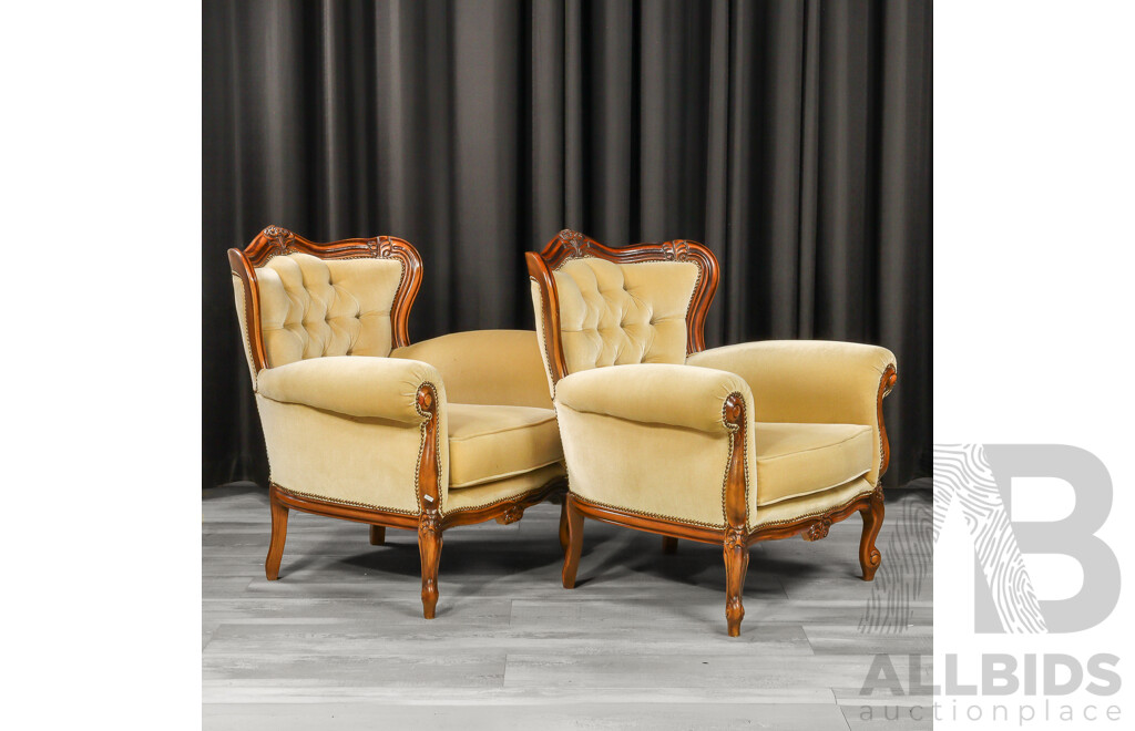 Reproduction French Style Upholstered Parlour Suite