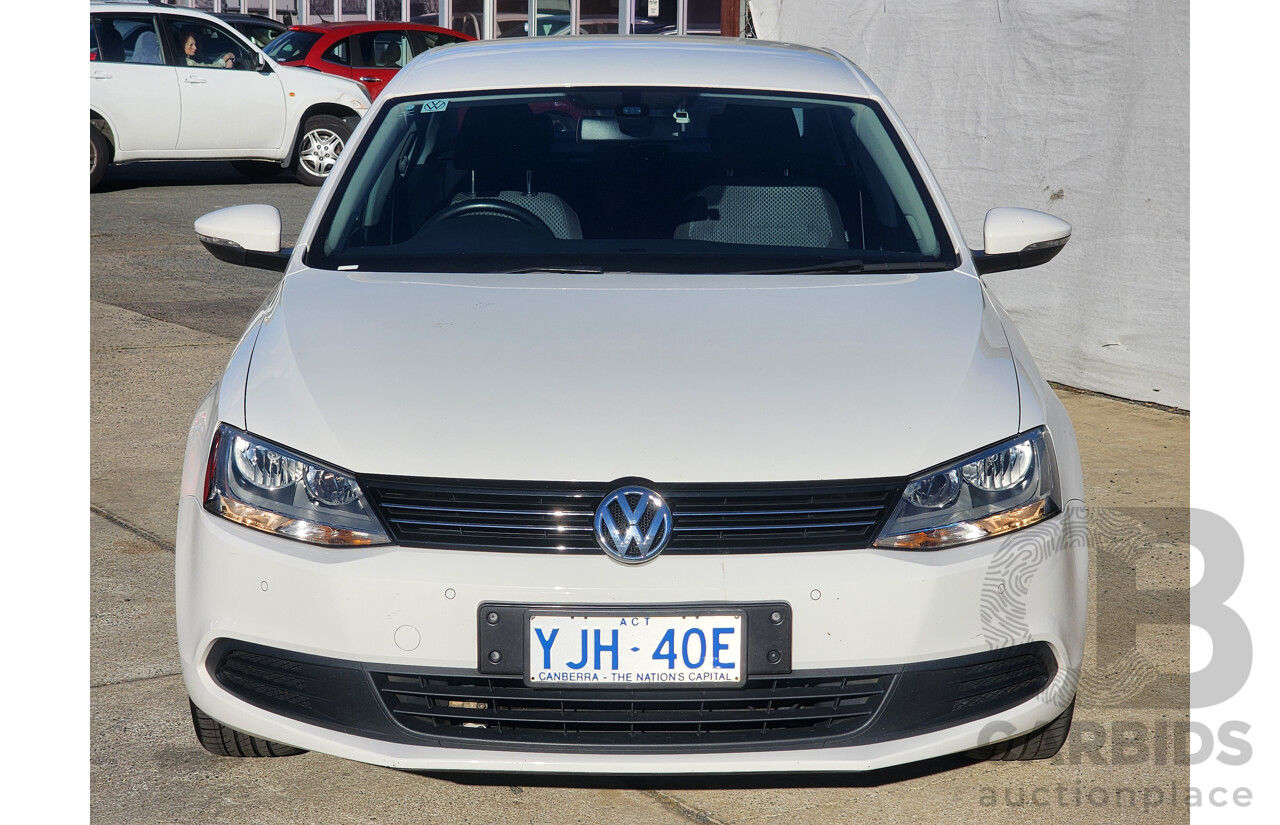7/2012 Volkswagen Jetta 103 TDI Comfortline 1KM MY12 4d Sedan White 2.0L