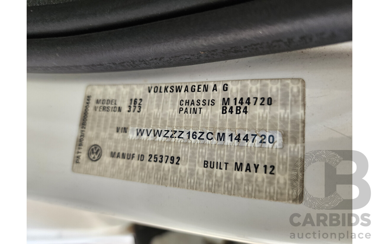 7/2012 Volkswagen Jetta 103 TDI Comfortline 1KM MY12 4d Sedan White 2.0L