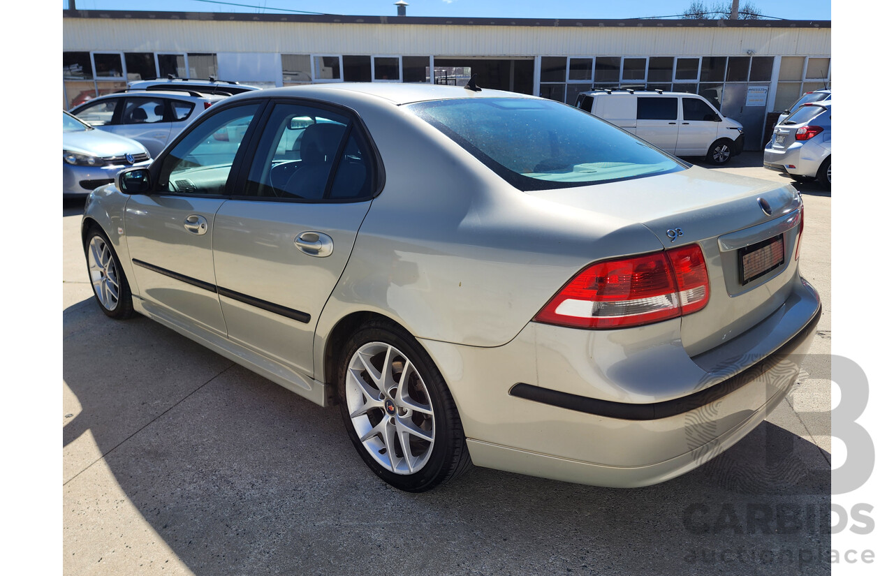5/2007 Saab 9-3 Vector 2.0T MY07 4d Sedan Silver 2.0L