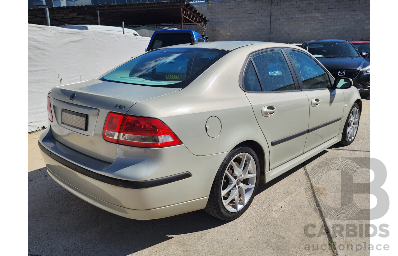5/2007 Saab 9-3 Vector 2.0T MY07 4d Sedan Silver 2.0L