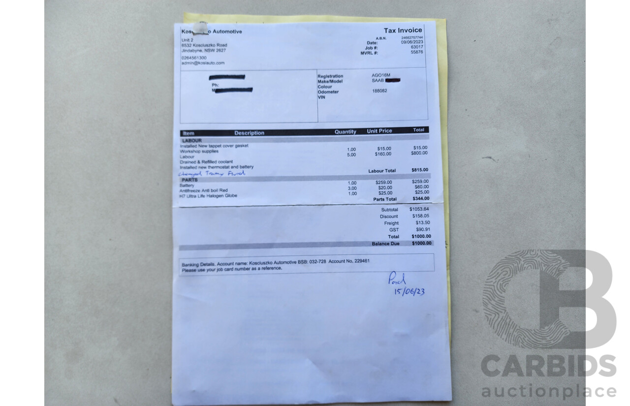 5/2007 Saab 9-3 Vector 2.0T MY07 4d Sedan Silver 2.0L