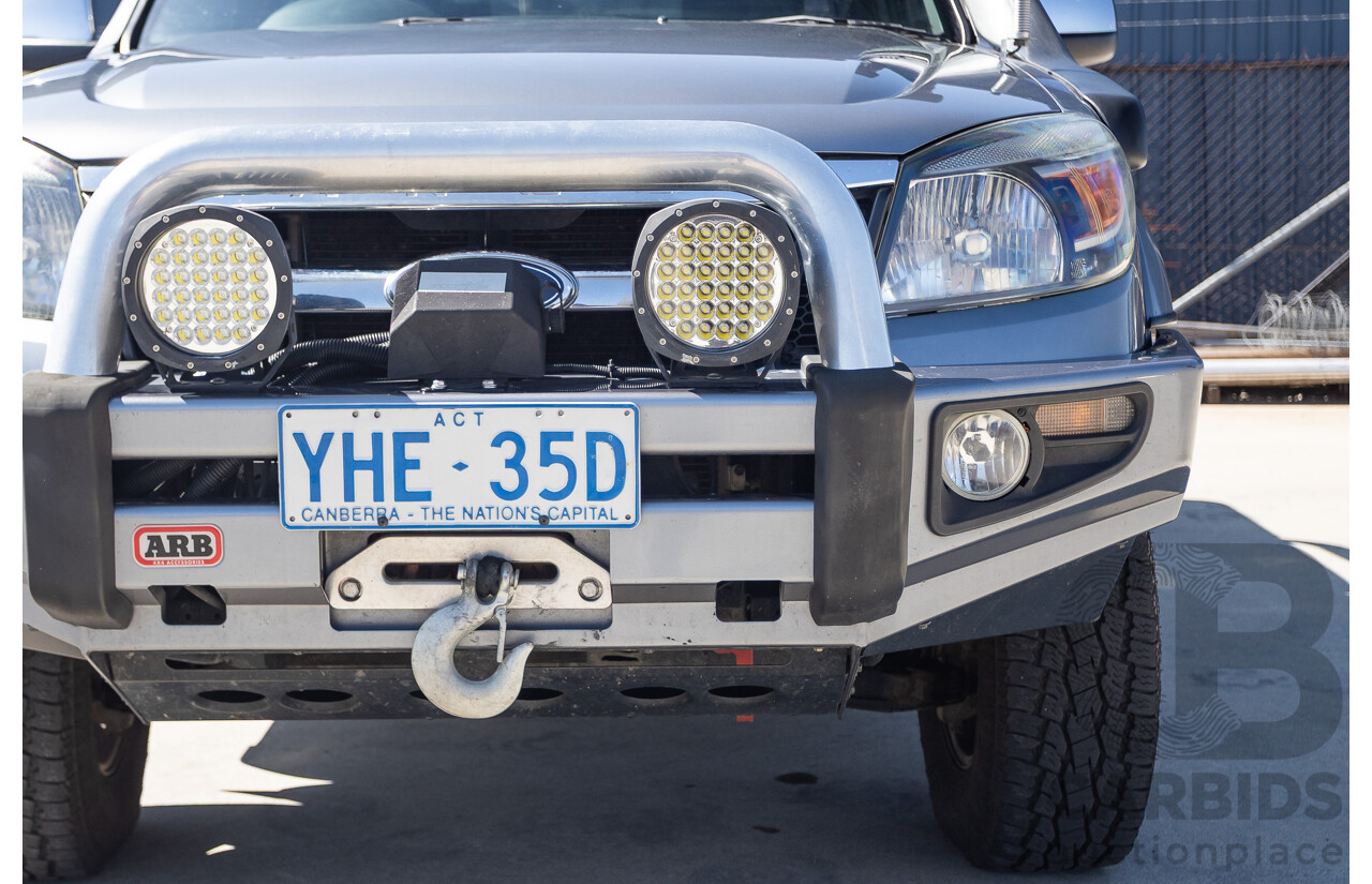 6/2010 Ford Ranger XLT (4x4) PK Dual Cab P/Up Titanium Grey Turbo Diesel 3.0L