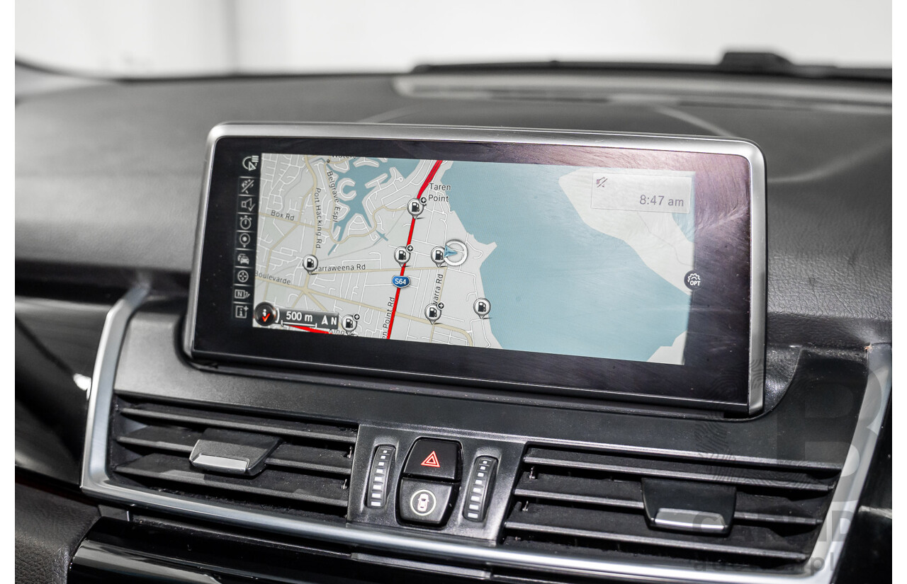 11/2014 BMW 225i Active Tourer Sport Line F45 4d Wagon Black Sapphire Metallic Turbo 2.0L