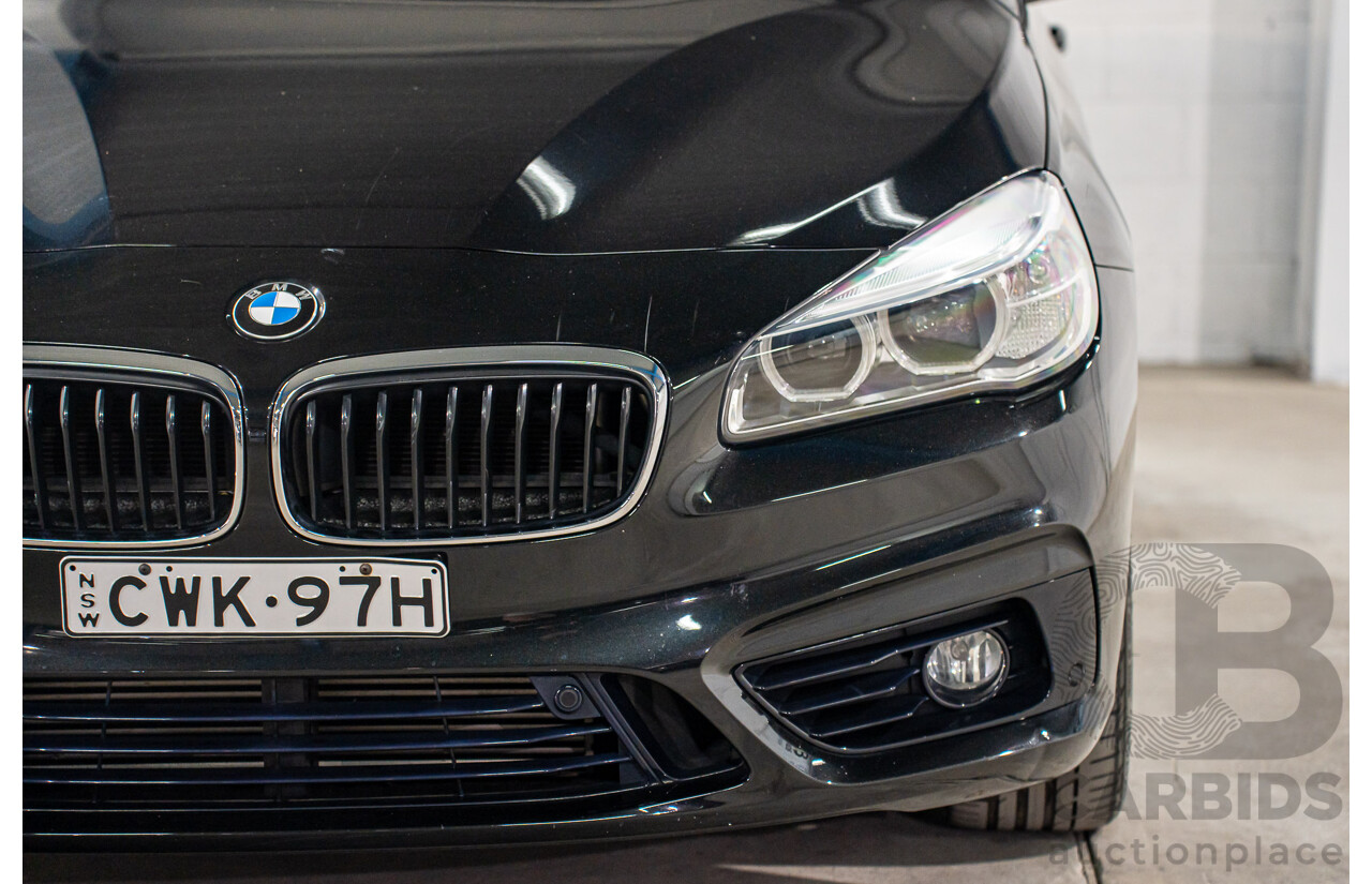 11/2014 BMW 225i Active Tourer Sport Line F45 4d Wagon Black Sapphire Metallic Turbo 2.0L