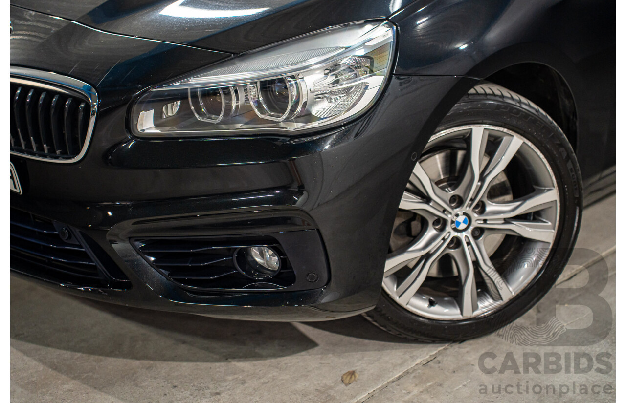 11/2014 BMW 225i Active Tourer Sport Line F45 4d Wagon Black Sapphire Metallic Turbo 2.0L
