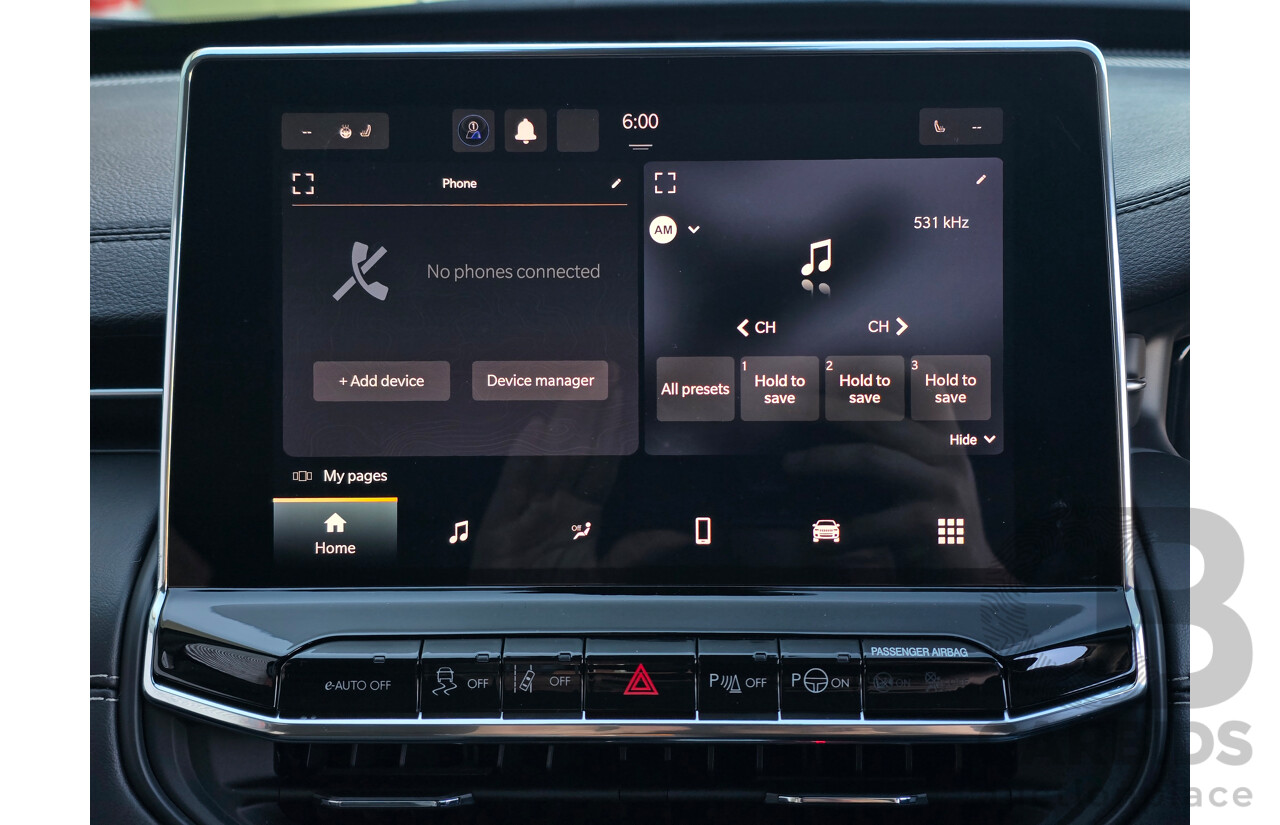 02/2024 Jeep Compass Limited e-Hybrid MY24 MV 4d Wagon Solid Black Turbo 1.5L - 15kw Hybrid