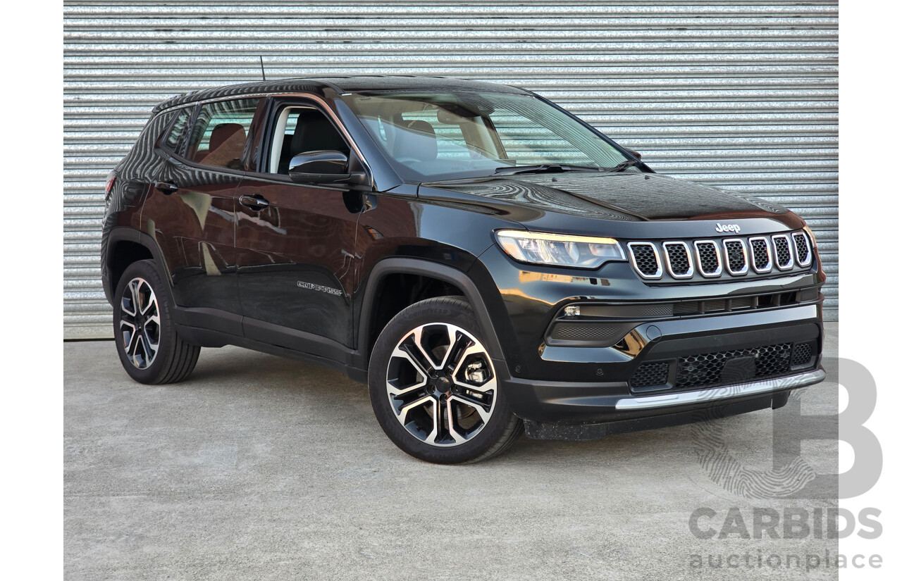 02/2024 Jeep Compass Limited e-Hybrid MY24 MV 4d Wagon Solid Black Turbo 1.5L - 15kw Hybrid